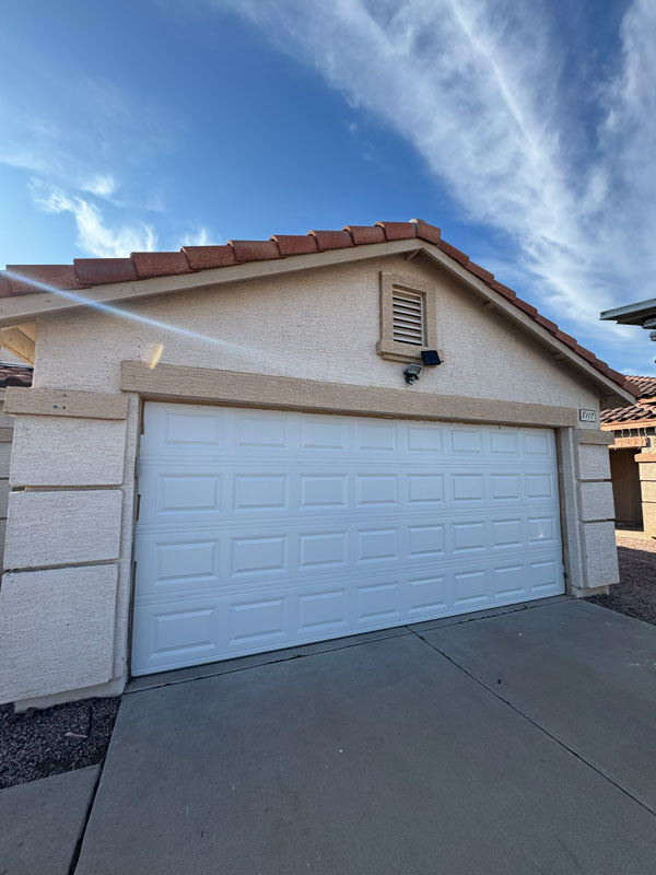 Garage door repair after